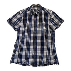 Kenneth Cole Casual Button Down Shirt Sz Large #6747